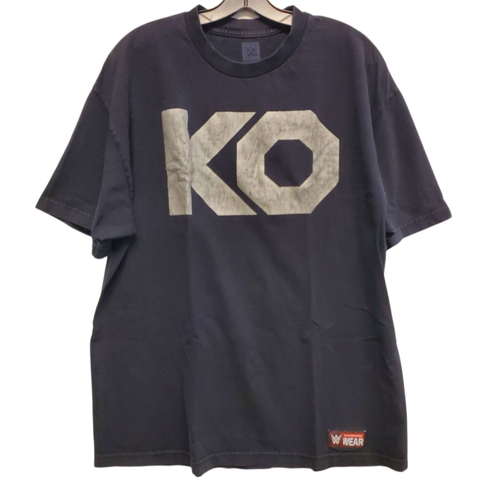WWE Shirt Adult XL Black KEVIN OWENS Fight Owens Fight Spell Out Pro Wrestling